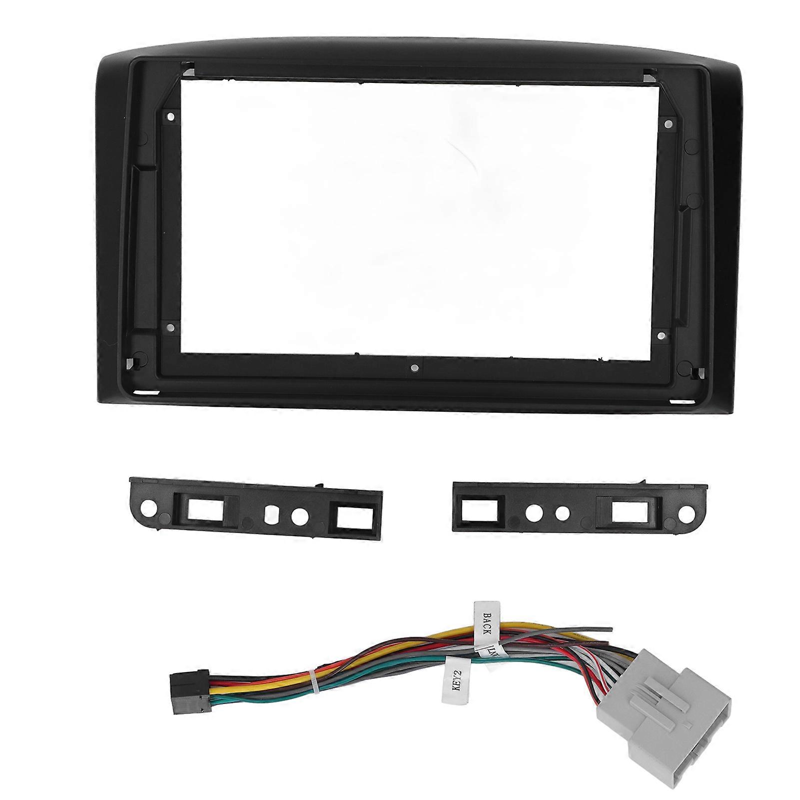 Car Navigation Panel Frame Dashboard Kit ABS Plastic Seamless Replacement for Aveo 2007?2011