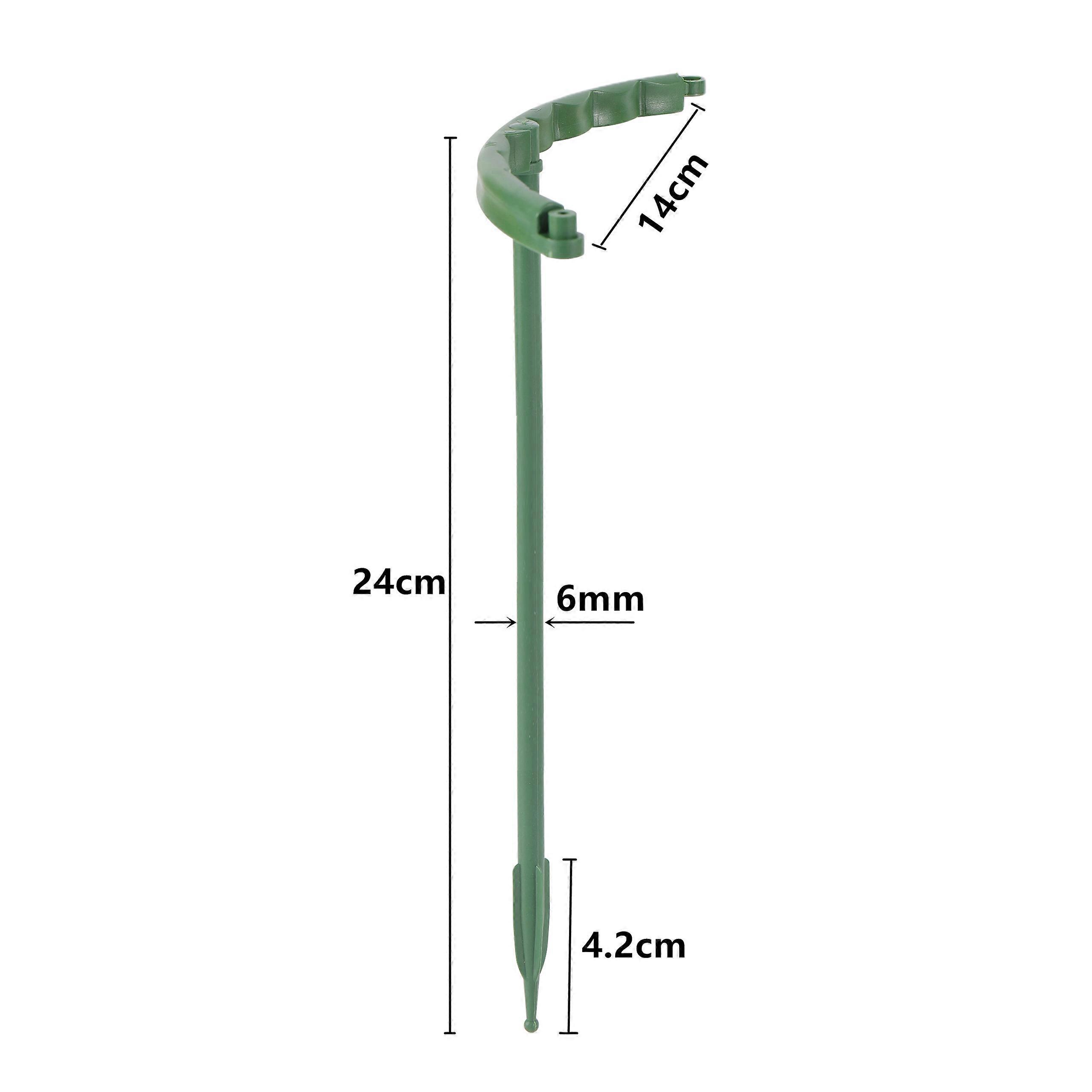 8 Pcs Plant Flower Stand Holder Bonsai Arrangement Pole Fixed Climbing Supporter Single Stem Shrub Protection Fixing Tool