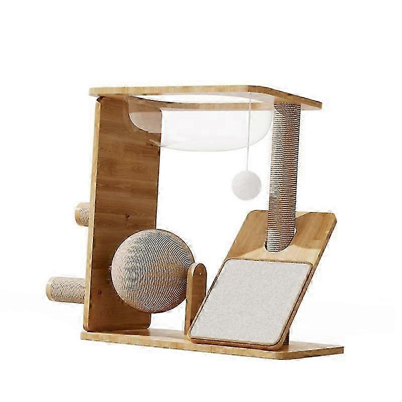 Cat Tree Climbing Perch Playing Multi Tiers Activity Center Play Ball