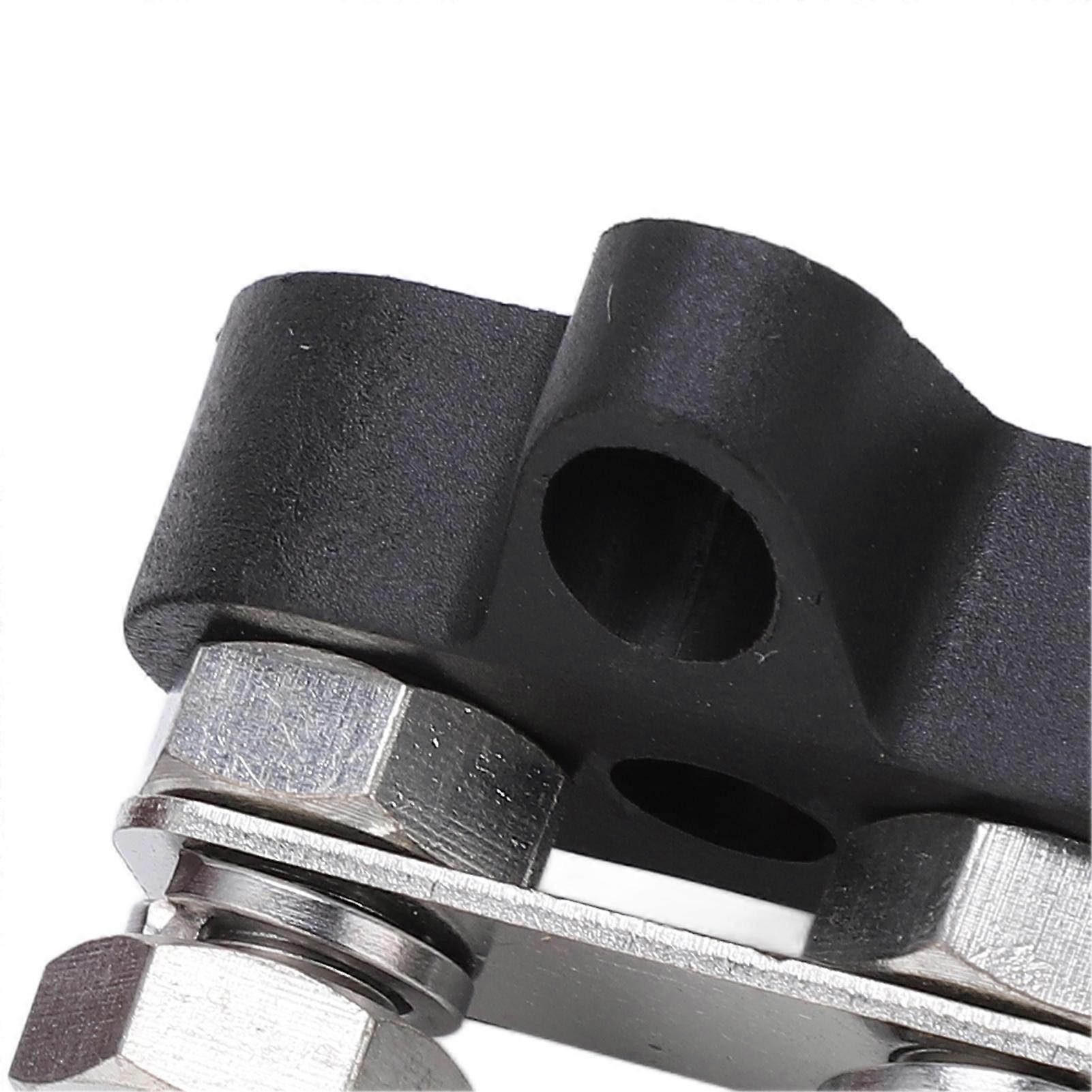 2pcs DC48V M8 Battery Power Distribution Terminal Red Black 80A M8 Thread Busbar Stud Junction Post for Vehicles