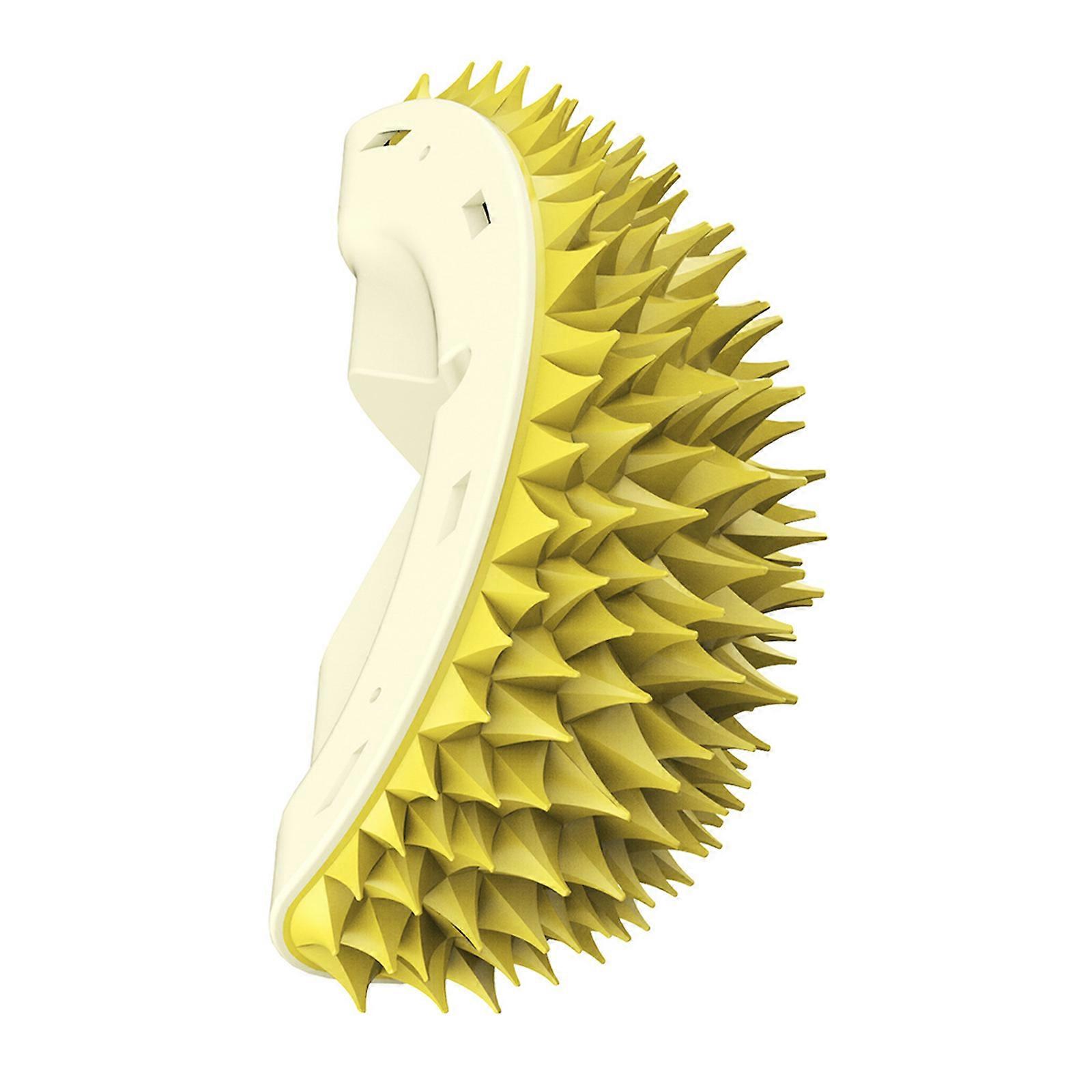 [Ande Online] Lemon Yellow Cat Toy Durian Shaped Corner Itching Device Catnip Self Hi Toy Hair Scraper