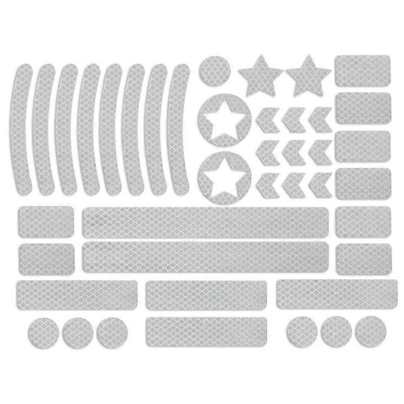 Reflective Strips Stickers Waterproof Bike Tape Night Visibility Reflector Stripe for Motorcycle He