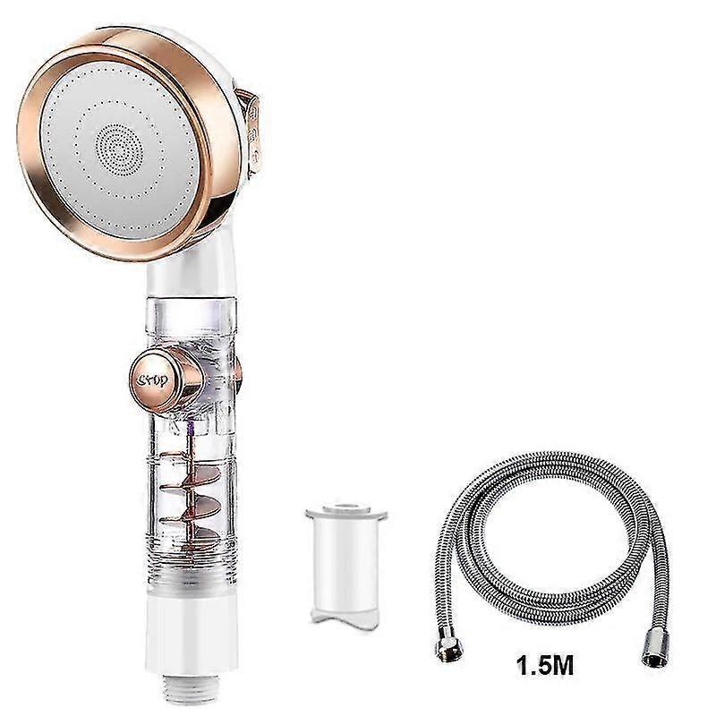 High qualityViloyi Turbocharged Shower Head 3 Modes High Pressure Water Saving Adjustable Handheld Showerhead Massage Filter Rainfall Nozzle