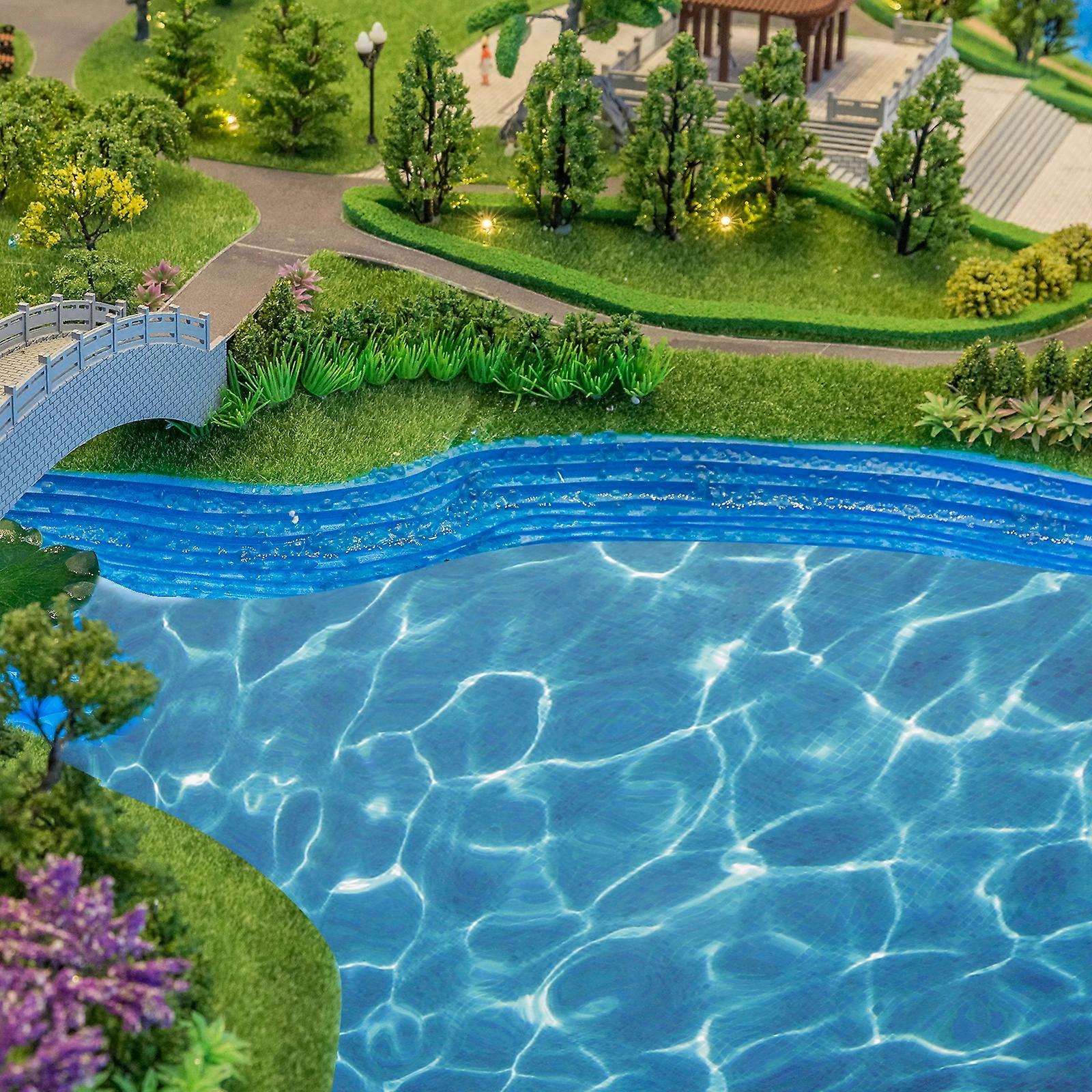 5 Sheets of Artificial River Sheet Sand Table Model Sand Table Stream Model Artificial River Basing