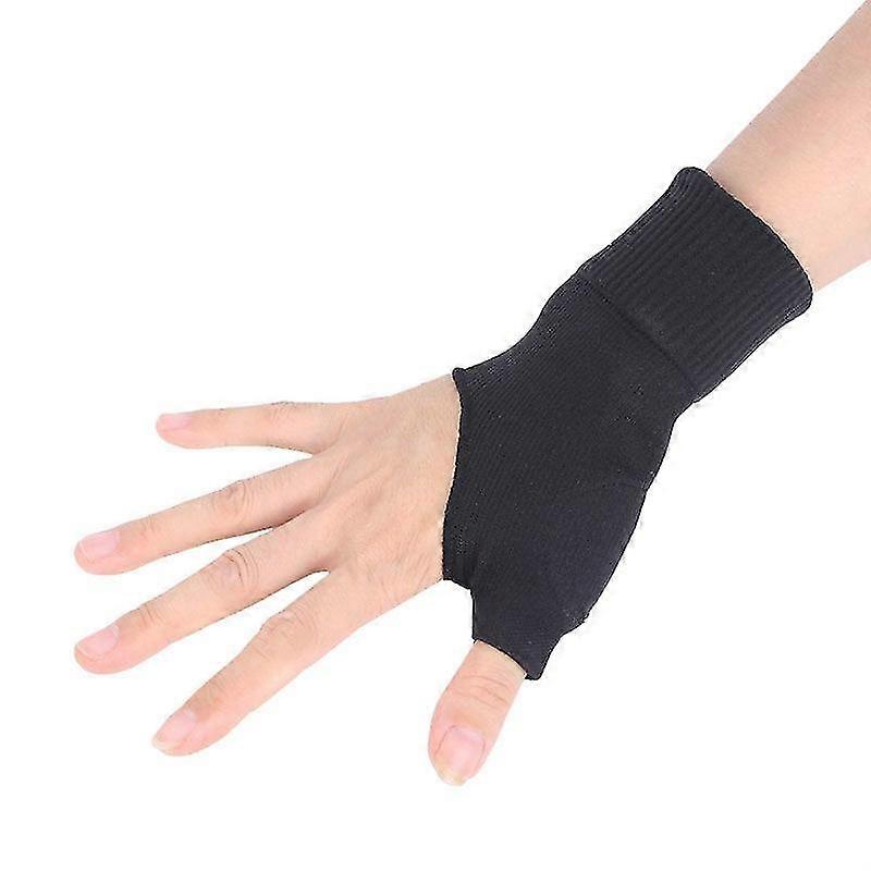 A pair Arthritis Pressure Correction Massage Bracers Glovesblack,S