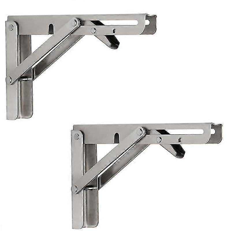 Stainless Steel Folding Triangular Bracket Wall Rack Support Load-Bearing Fixed Wall-Mounted Stainl