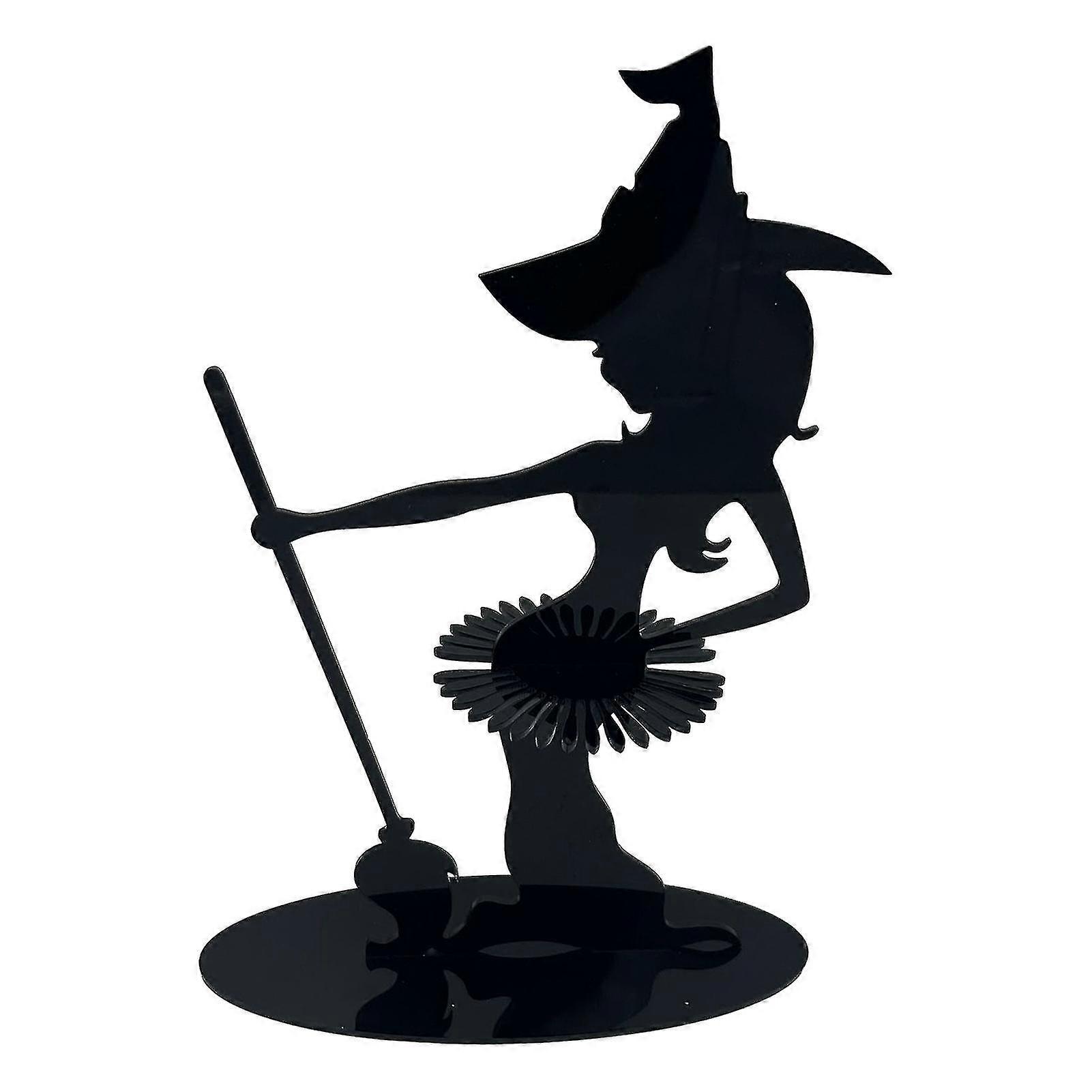 Kitchen Table Decor Desktop Gift Napkin Holder Witch Statue Halloween Style