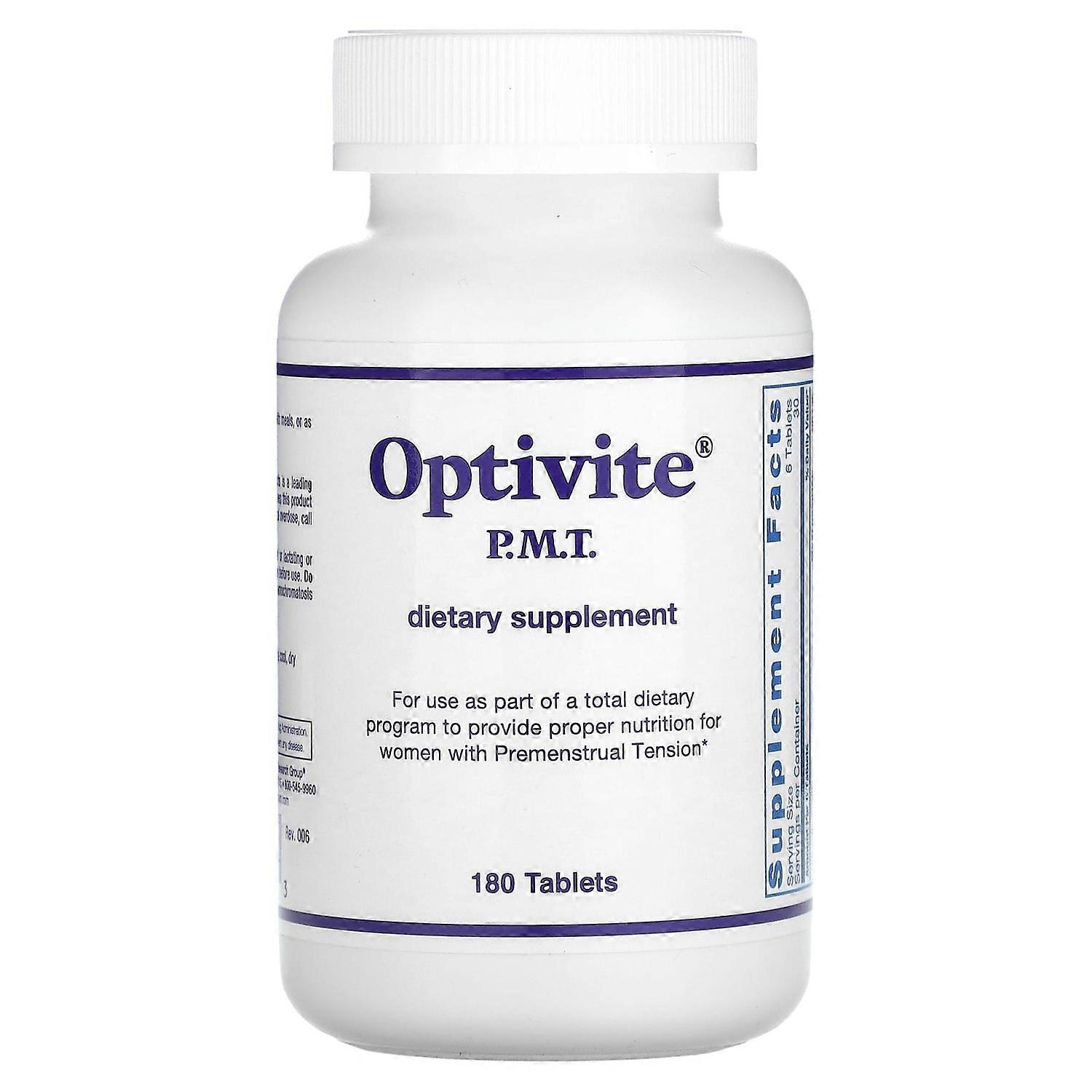 Optimox, Optivite P.M.T., 180 Tablets
