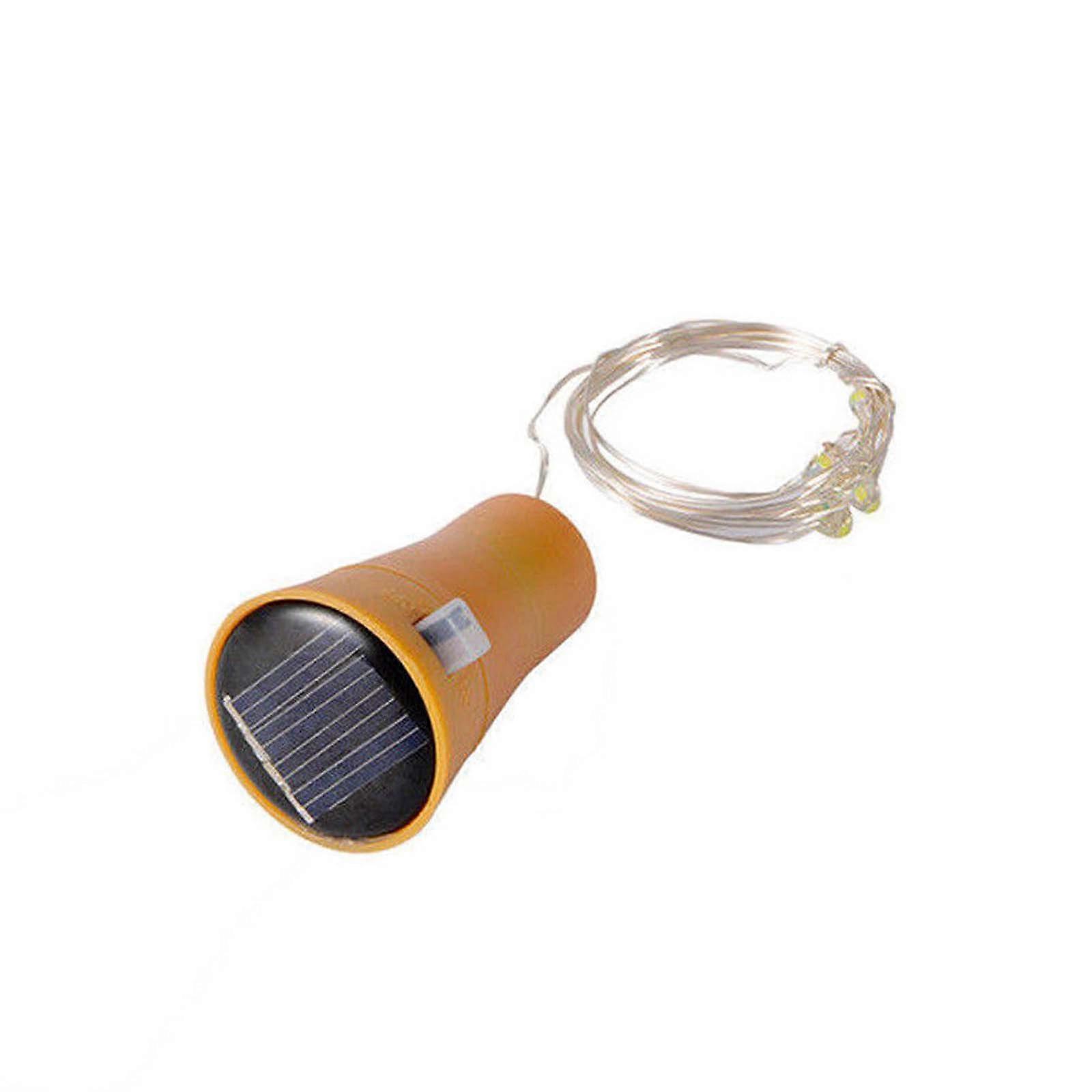 String Lights 2M Solar Cork Wine Bottle Stopper Copper Wire String Lights Lamps Clearance