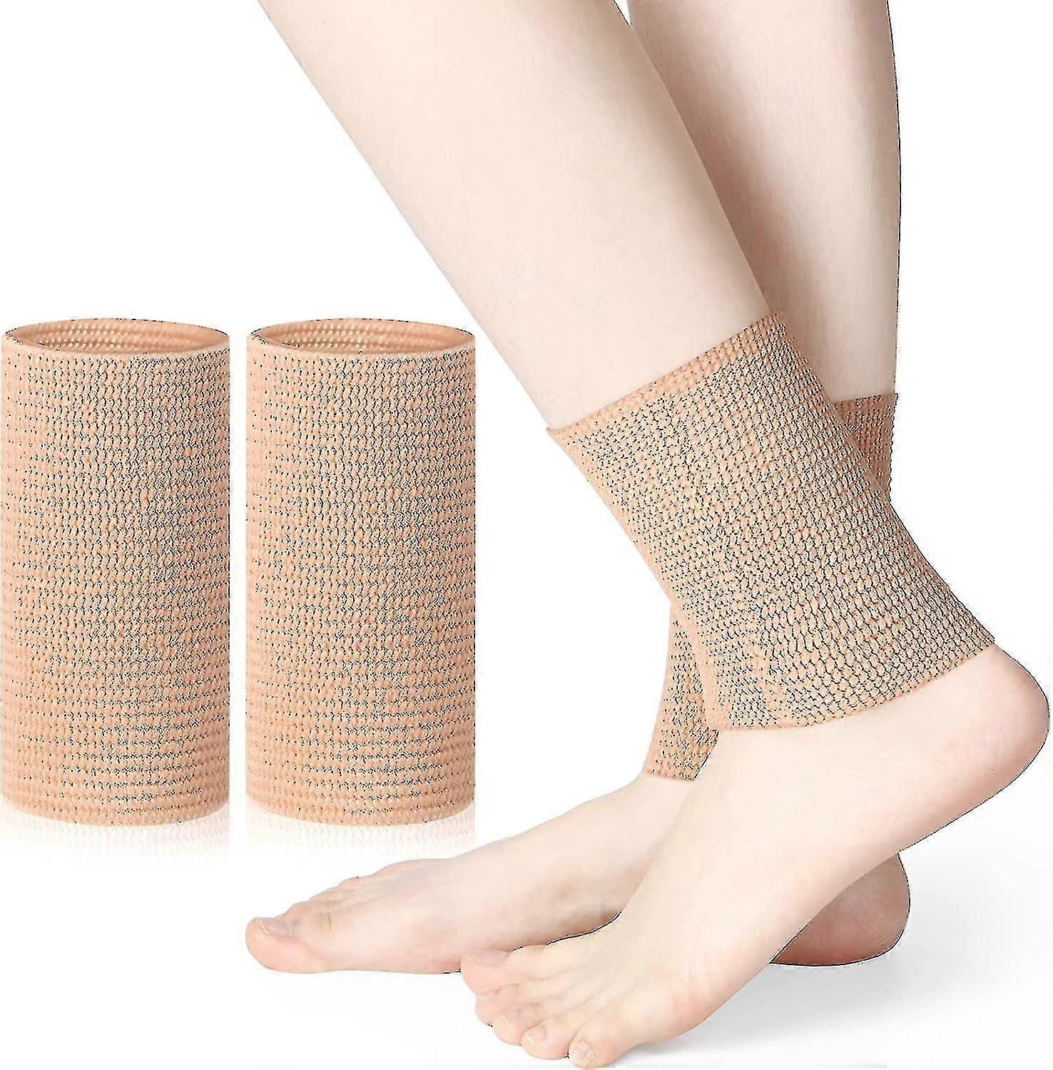 Cross Ankle Gel Sleeves Padded Skate Socks Skateboard Accessories Ankle Pads Ankle Compression Sleeve Ankle Protector Brace For Skating Riding Ski Ank 