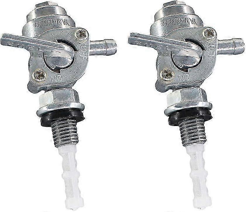 2x Universal gasoline tap M10 x 1.25 for motorcycle generator