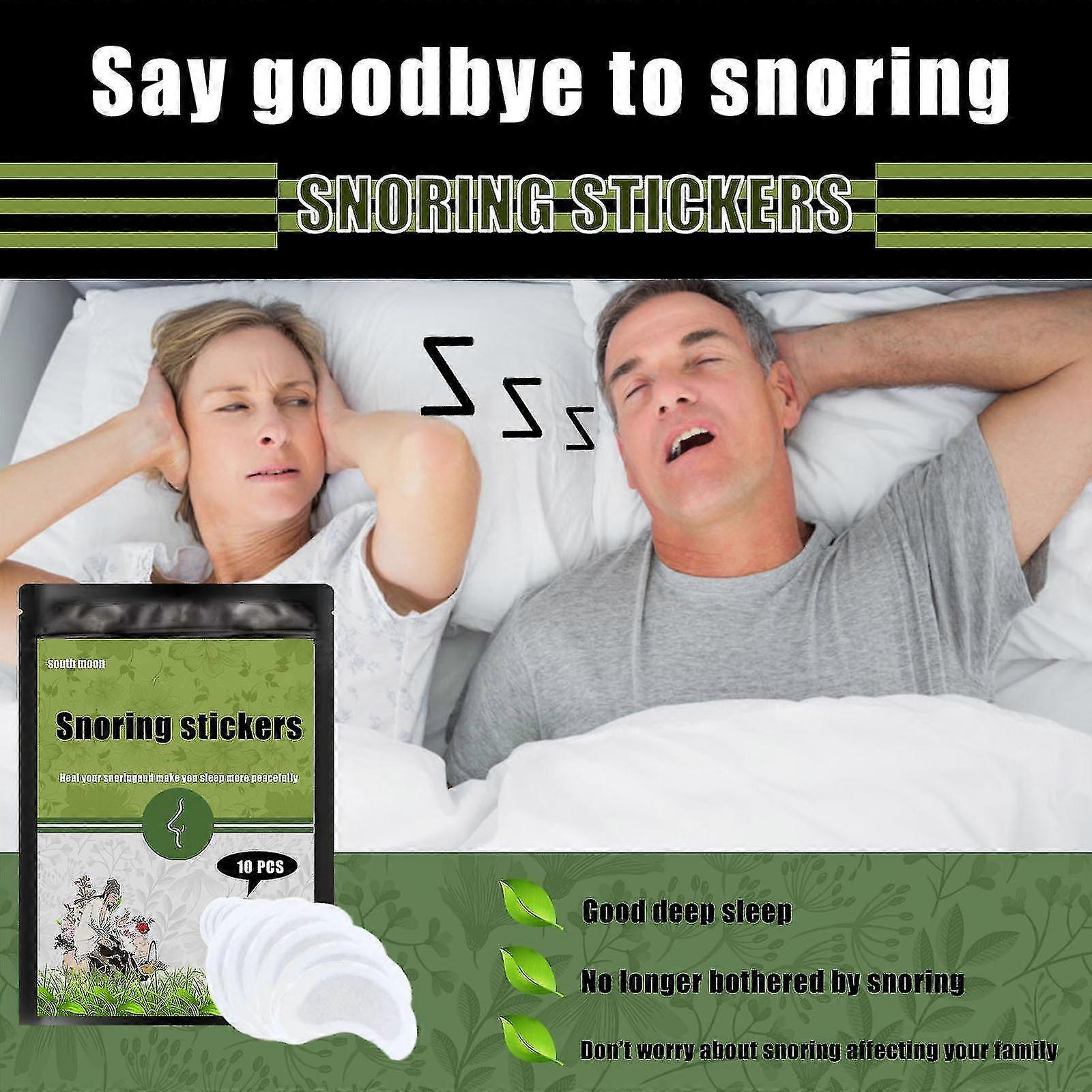 South Moon AntiSnoring Patch Stop snoring immediately when talking in sleep, improve ventilation, prevent snoring, stress sleep