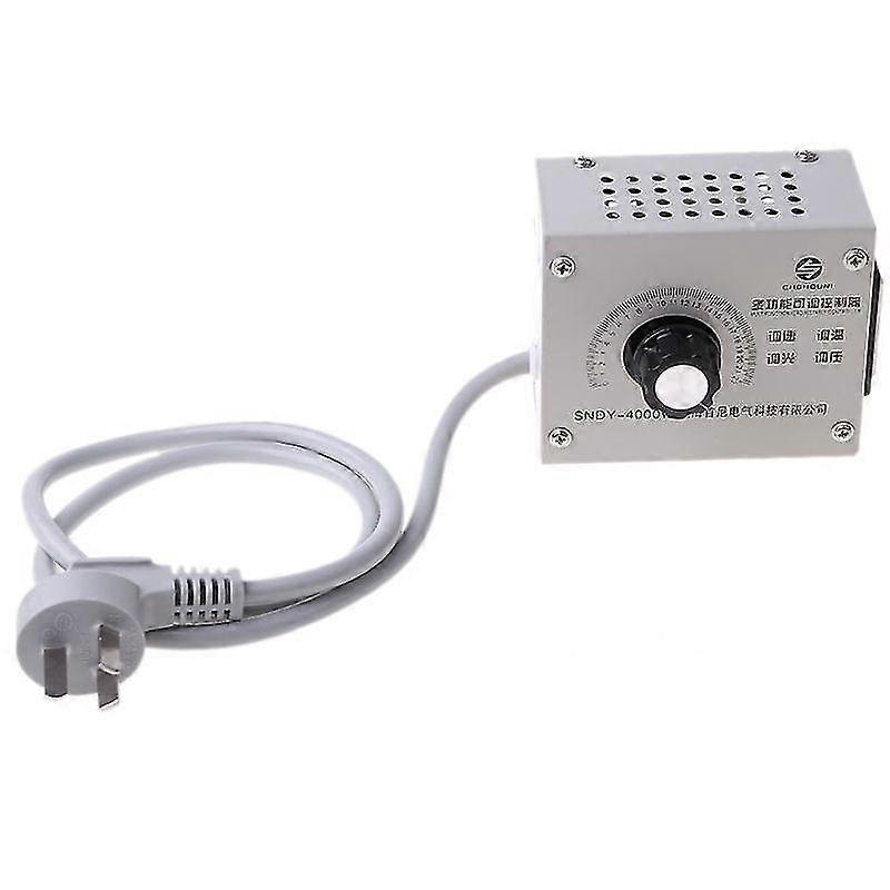 Wbt-4000w 220v Controllable Variable Voltage Regulator Light Brightness Temperature Adjustment Fan Speed Motor Electric Dimmer