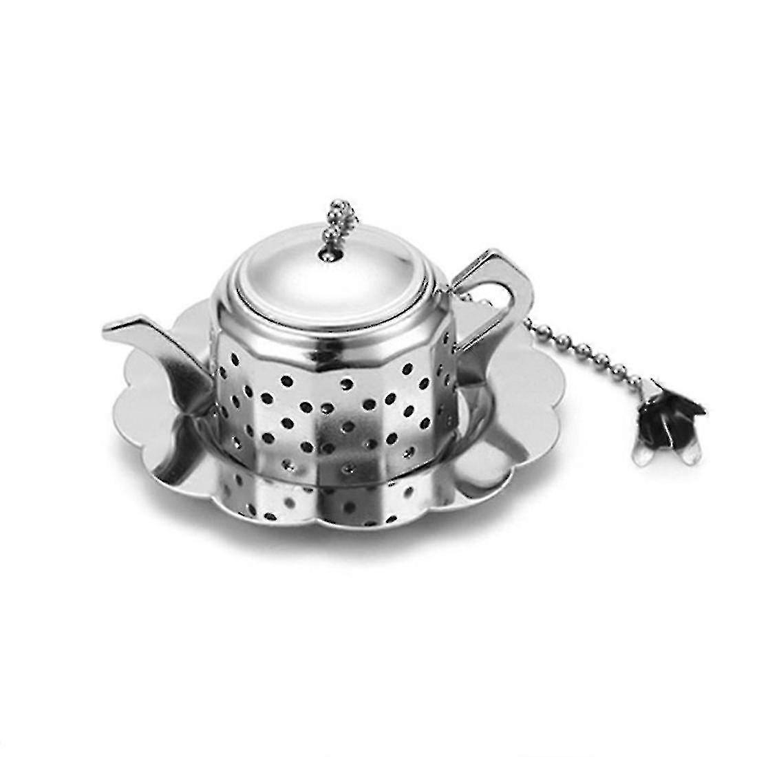Stainless Steel Teapot Tea Maker Spice Drink Filter Herbal Filter