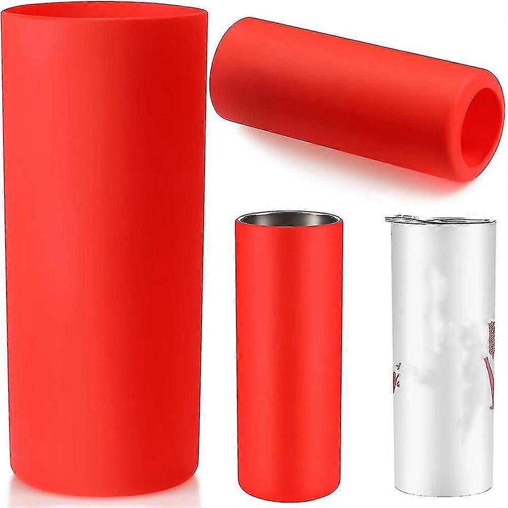 2pcs Seamless Silicone Packaging 3d Silicone Sleeve Clip(20oz)