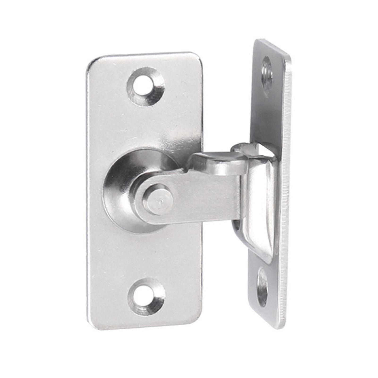 Door Lock Heavy Duty Construction Rust Proof Stainless Steel 90 Degree Door Lock Door Lock Home Hardware Accessories