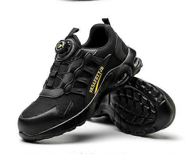 Rotating button safety shoes, anti-smash and anti-puncture construction site 36EU