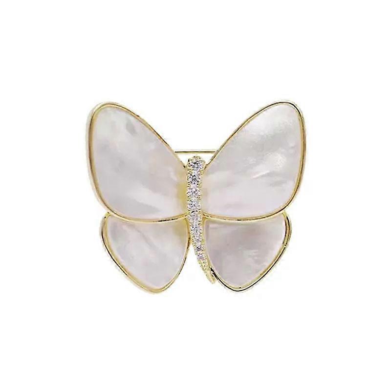 butterfly brooch, gold