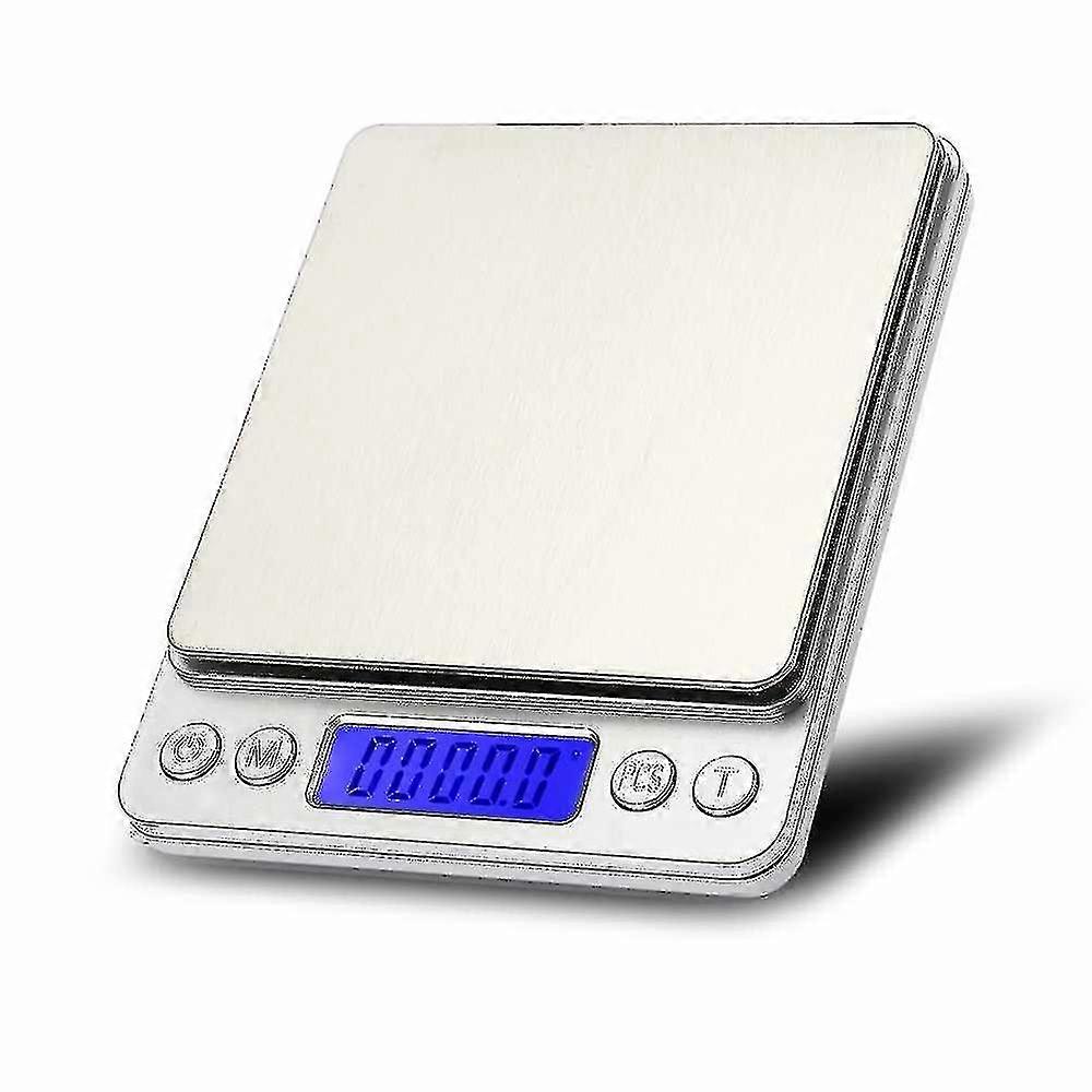 I2000 3kg Mini Digital Scale Stainless Steel Platform Weighing Tool-