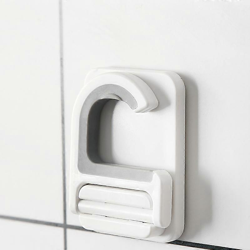 4 Pieces Wall Mounted Broom Holders, Wall Mounted Self Adhesive Broom Holder