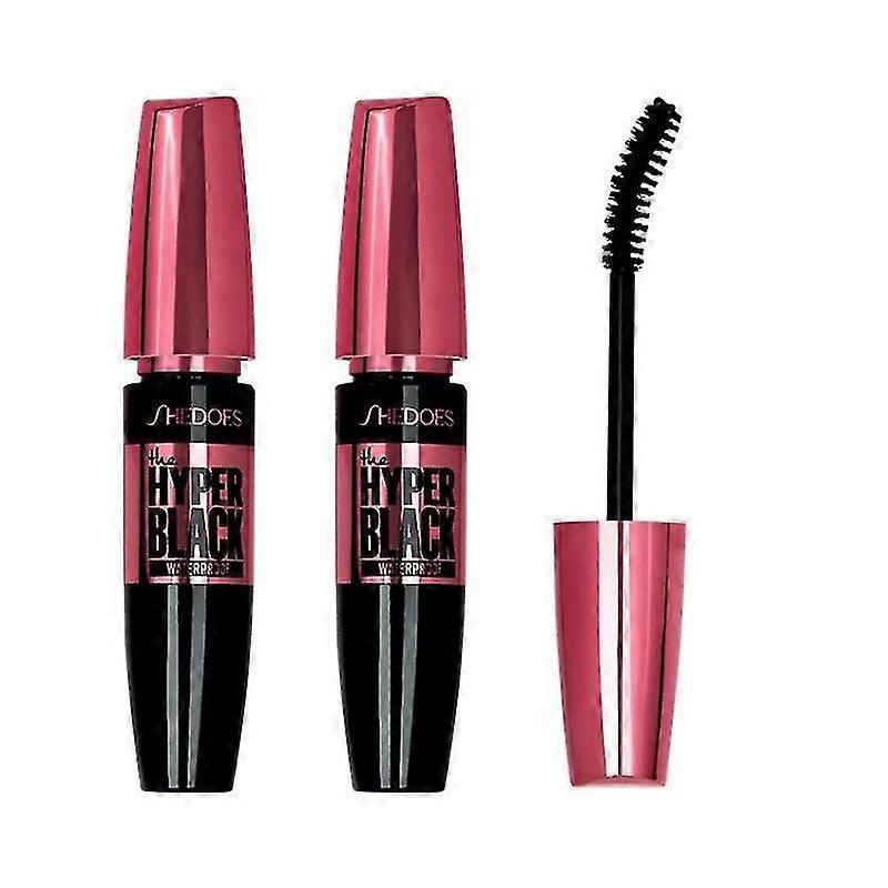 2pcs Shedoes Mascara volumateur imperméable à l’eau et à la transpiration