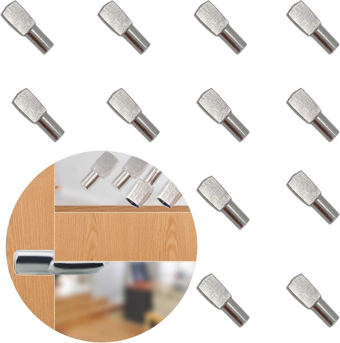 12Pcs Shelf Support Pin Peg Metal Shelf Bracket Metal Desk Divider Shelf Peg Shelf Support,19*8mm