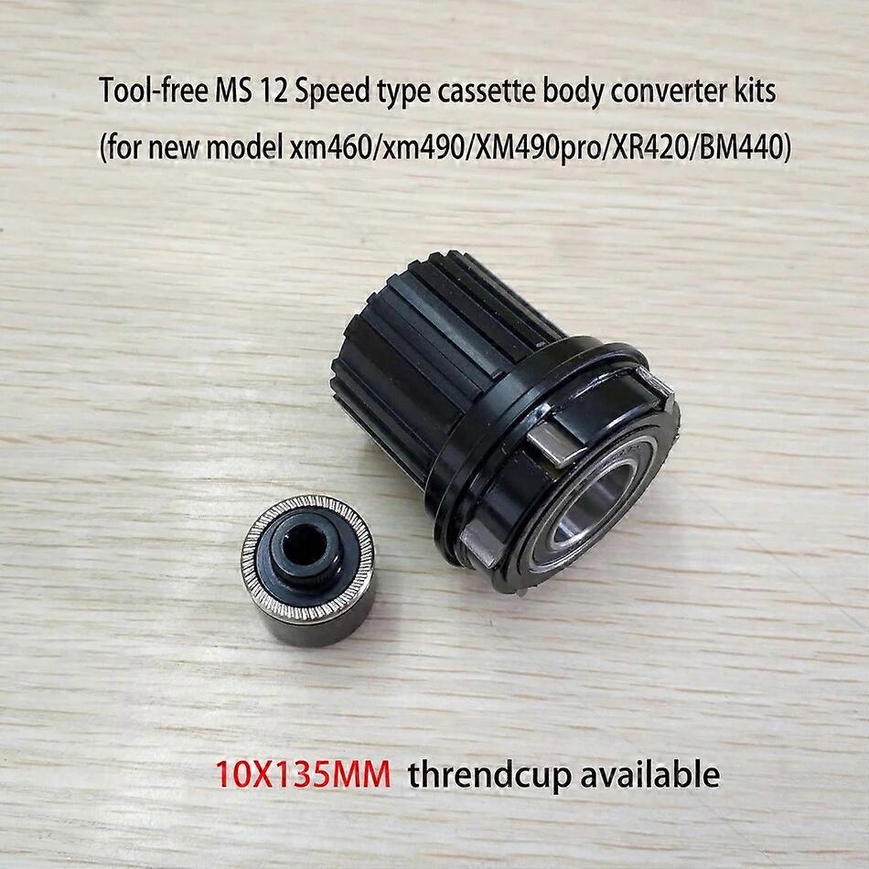 Redkid Cube XM490 Moyeux 4 Roulement 6 Griffes Moyeu VTT VTT Avant QR Arrière Ou Thru 32 Trous Moyeu