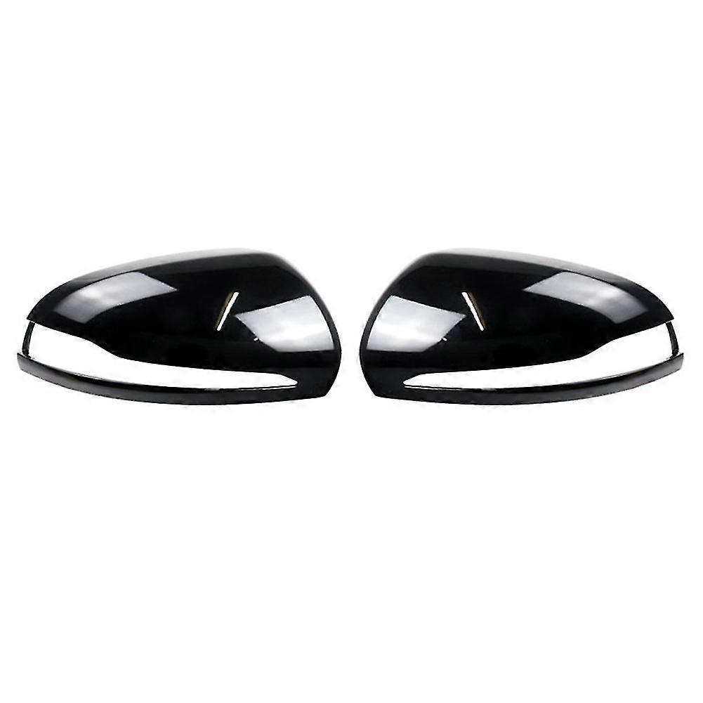 For C Glc S E Class W205 X253 W222 W213 W238 Glossy Black Side Rearview Mirror Cover Caps Shell Lhd