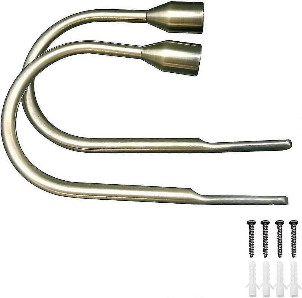 curtain tiebacks 2 packs metal hooks wall mounted hooks for curtains and draperies,green bronze