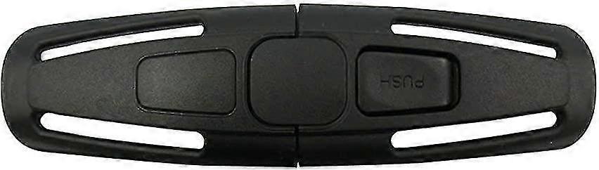 Car Seat Belt Buckle, Car Safety Strap, Belt Lock,harness, Chest Clip, Safety Buckle For Baby Kids - Black (one Only)