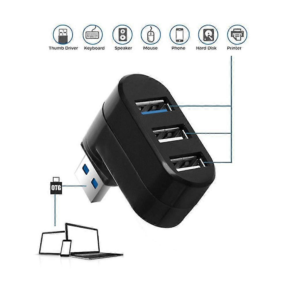Mini 3 porturi USB 3.0 Hub de mare viteză de transfer de date Splitter Box Adaptor pentru PC laptop USB Hub 3 /6 Port Usb Hub