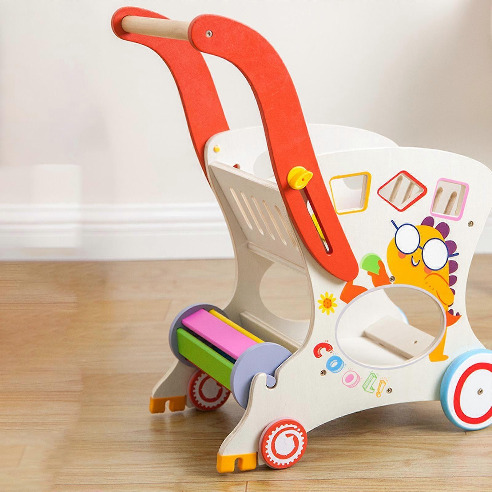 木製ショッピングカート、いくつかの組み立て、必要な食料品、買い物、ふり、プレイセット、教育玩具、カート、トロリー玩具、子供、年齢、3歳以上、子供、ギフト