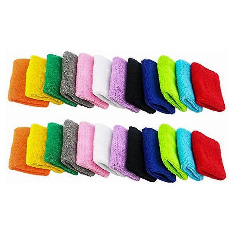 12 par bomullssporter Basketarmband