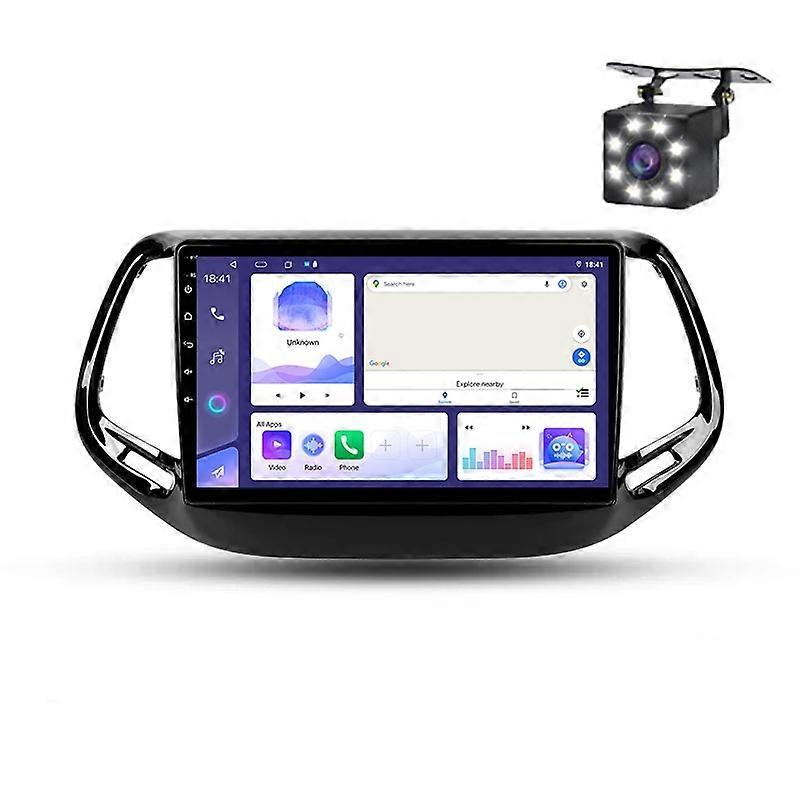 Car Radio Android For Jeep Compass 2 MP 2016 - 2018 Multimedia Player Stereo