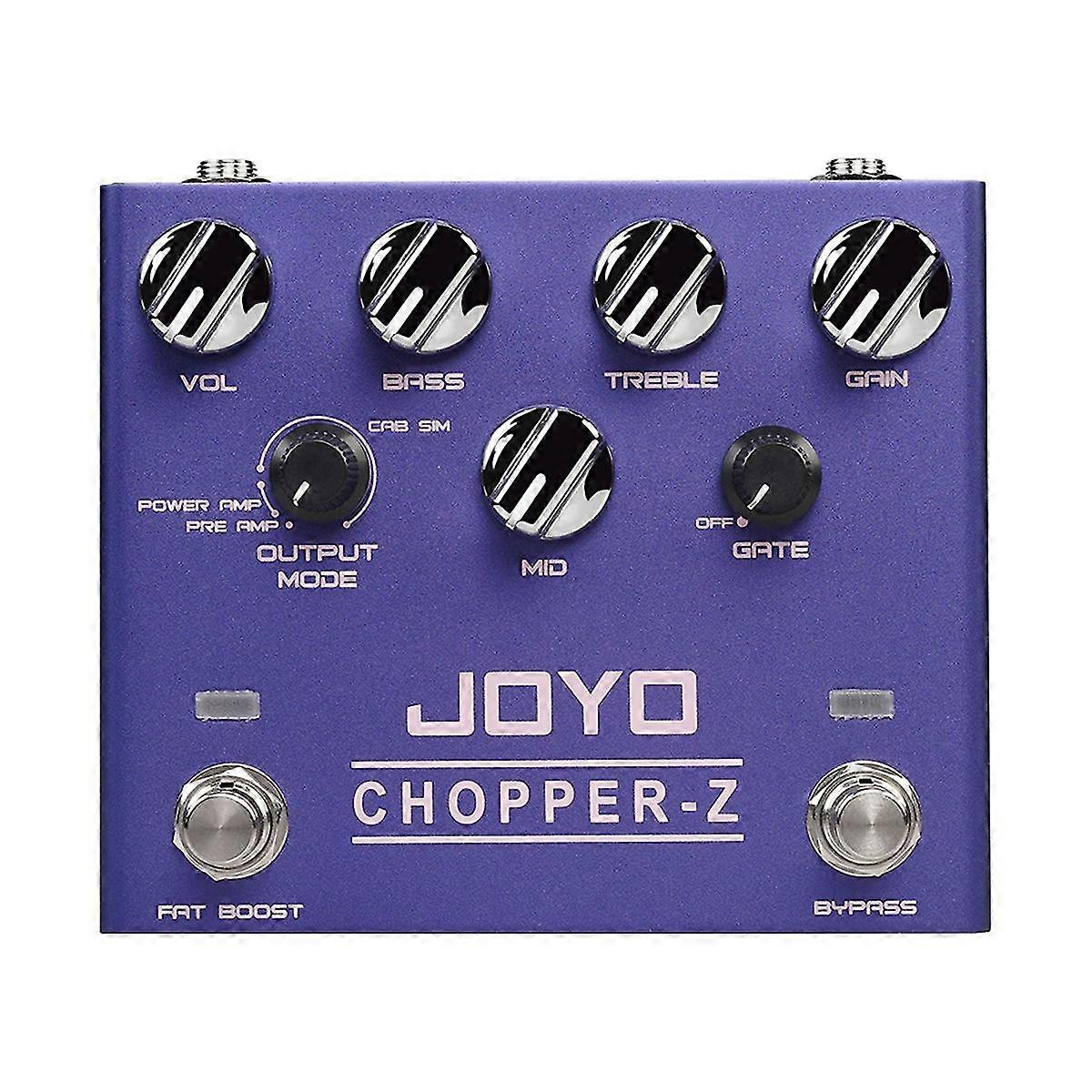 R-18 Chopper-z High Gain Amp Simulation Gitarreneffektpedal 3 Bänder EQ Modern Metal Sound Noise Ga