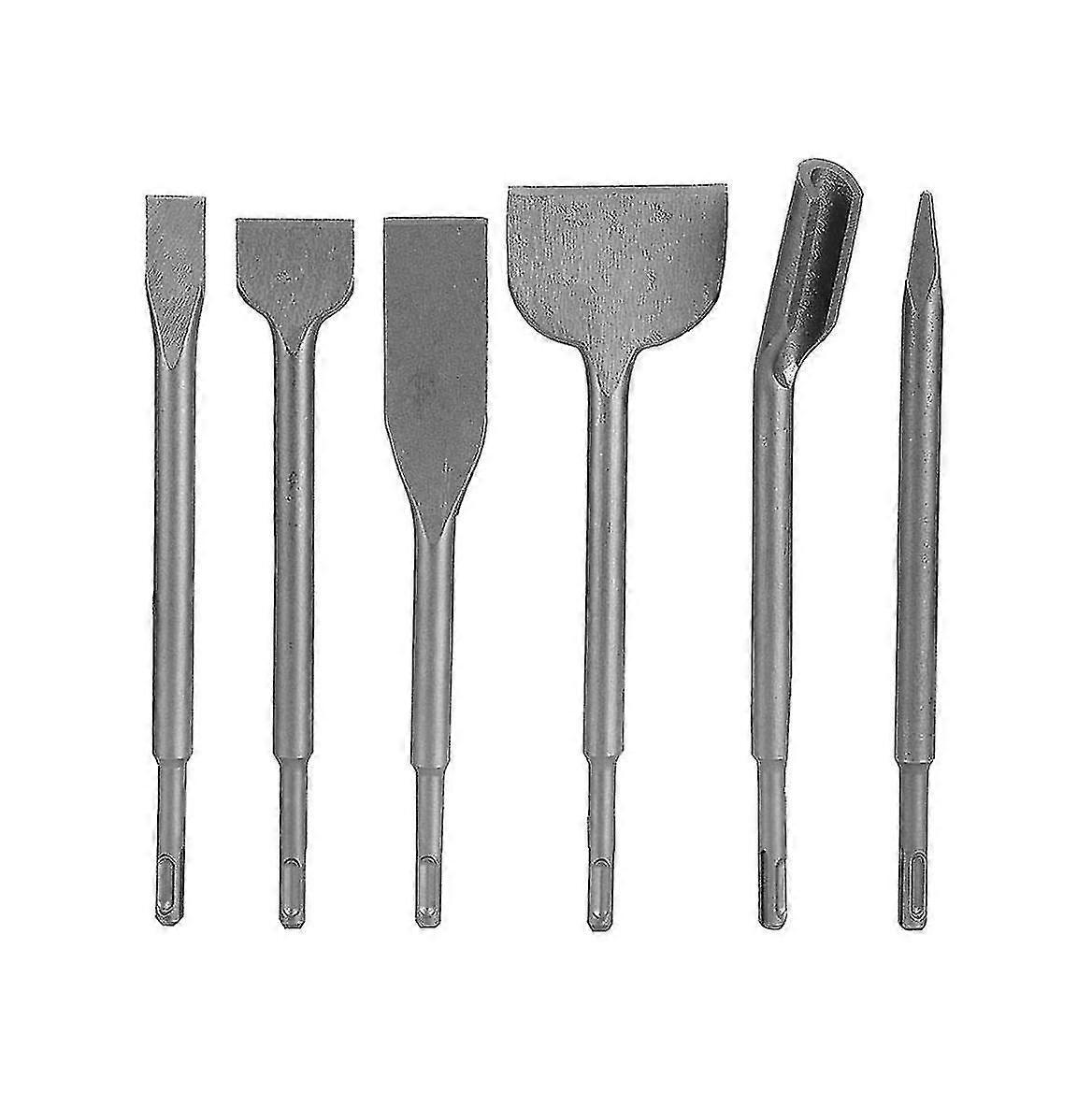 6pcs 40cr Rotary Hammer Chisel