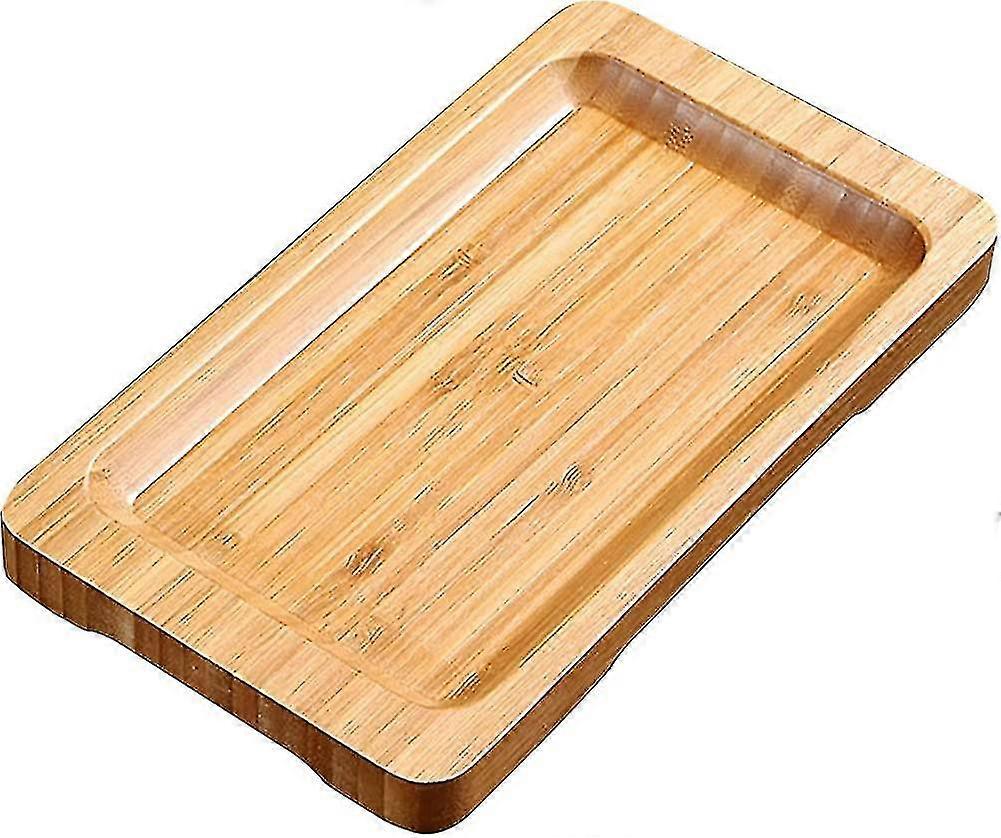 Bambusz tálca Bambusz tálca Fa tálca téglalap csészealj virág ajándékhoz