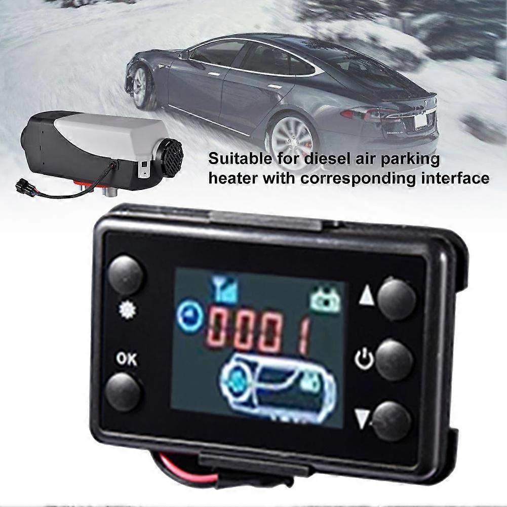 Universal 12V/24V LCD Monitor Switch+Remote Control Accessories For Car Track Diesels Air Heater Parking Heater Controller Kit