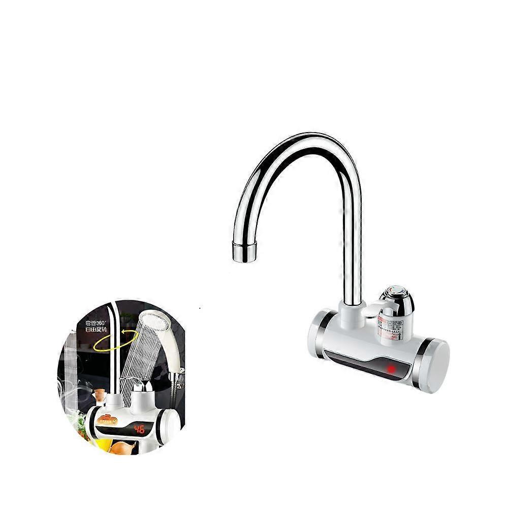 Instant hot kitchen electric faucet digital display 3 seconds fast hot and coldB