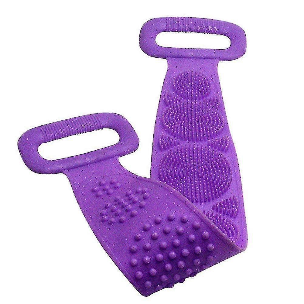 Silicone exfoliating brushes(Purple)