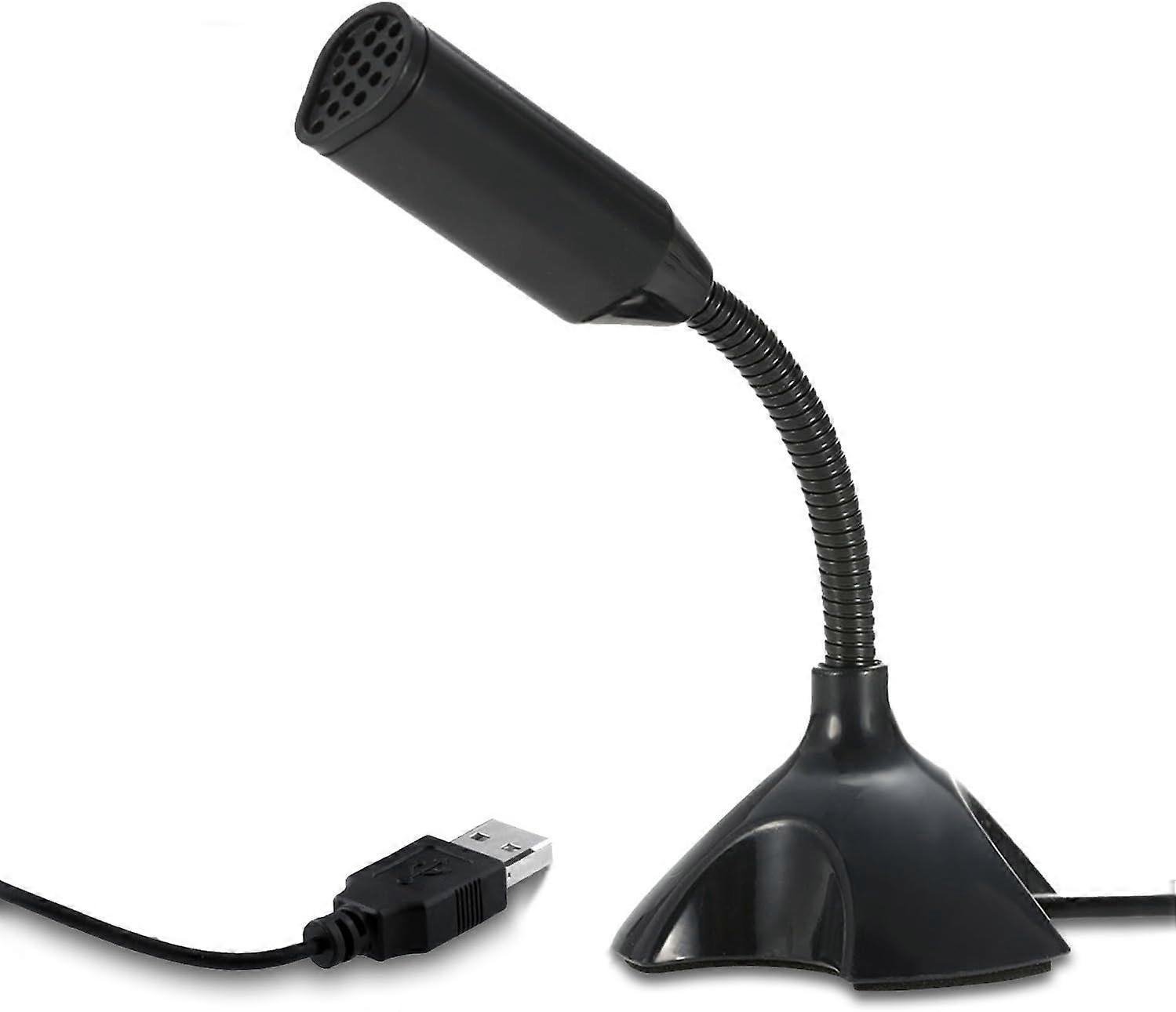 Einstellbares Desktop-Mikrofon - Kompatibel mit PC und Mac, Plug and Play - Ideal für Heimstudio, Skype, Gaming, Singen, Video-Chat
