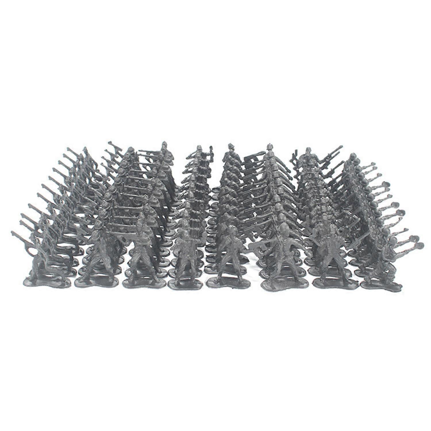100Pcs Soldier Model Army Men Toy Soldiers Playset for Imaginative Play Educational Projects for