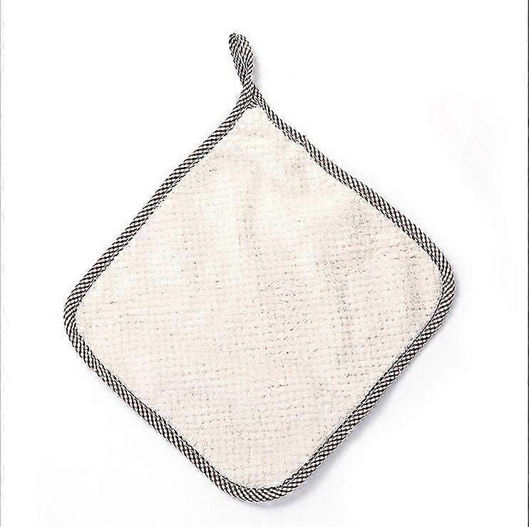 2 X imukykyinen mikrokuitukeittiön puhdistusliina ripustettava koralli fleece