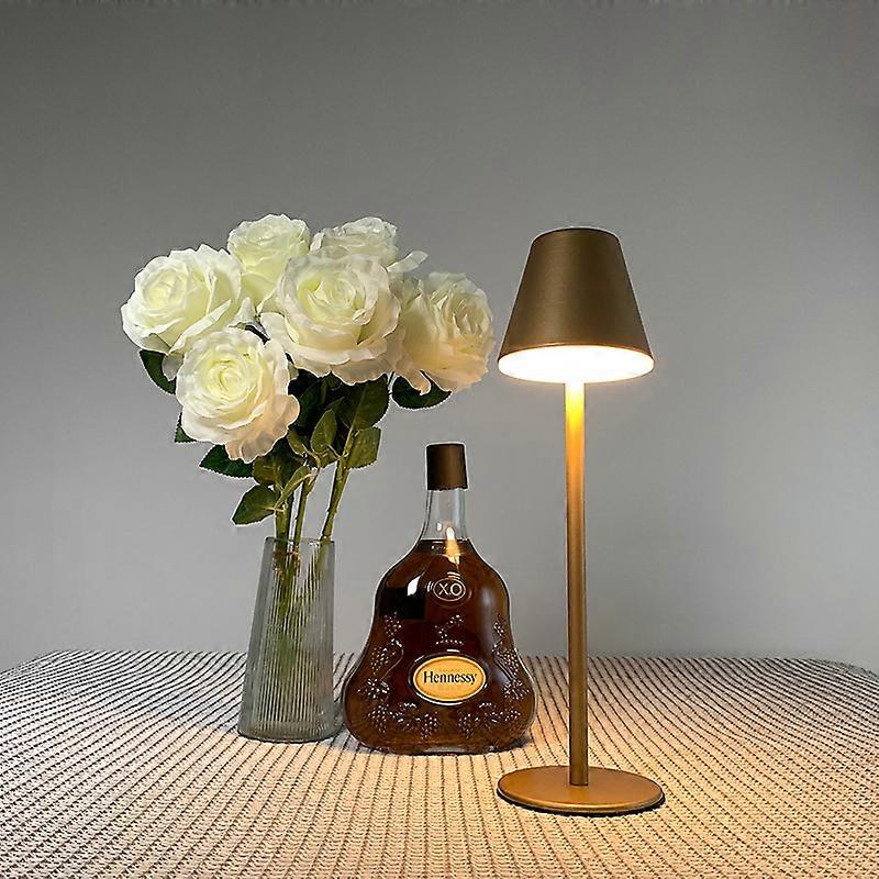 משרד יצירתי מסעדה בר מנורת שולחן נטענת לימוד קריאה מגע הוביל אור שולחן עם יציאת טעינה USB לחדר השינה