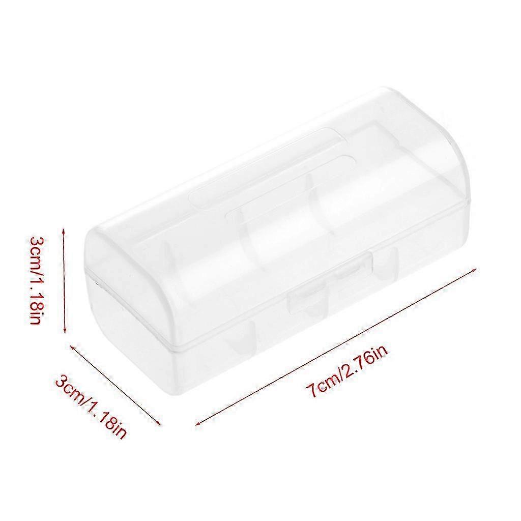 Transparent Plastic for Case Holder Container Battery Storage Box For 1X 26650 B