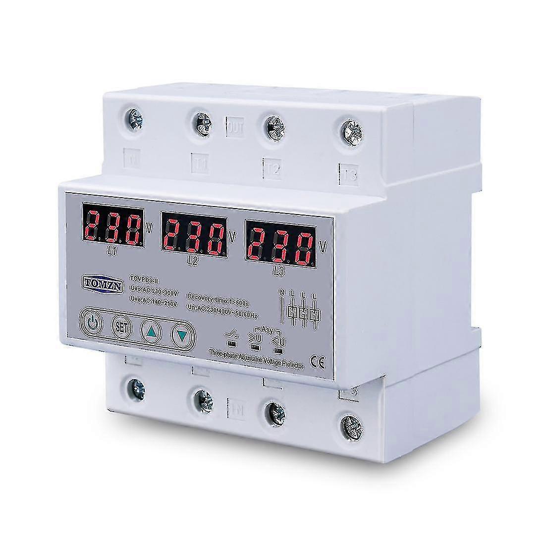 Adjustable Three Phase Over and Under Voltage Protector with Automatic Recovery