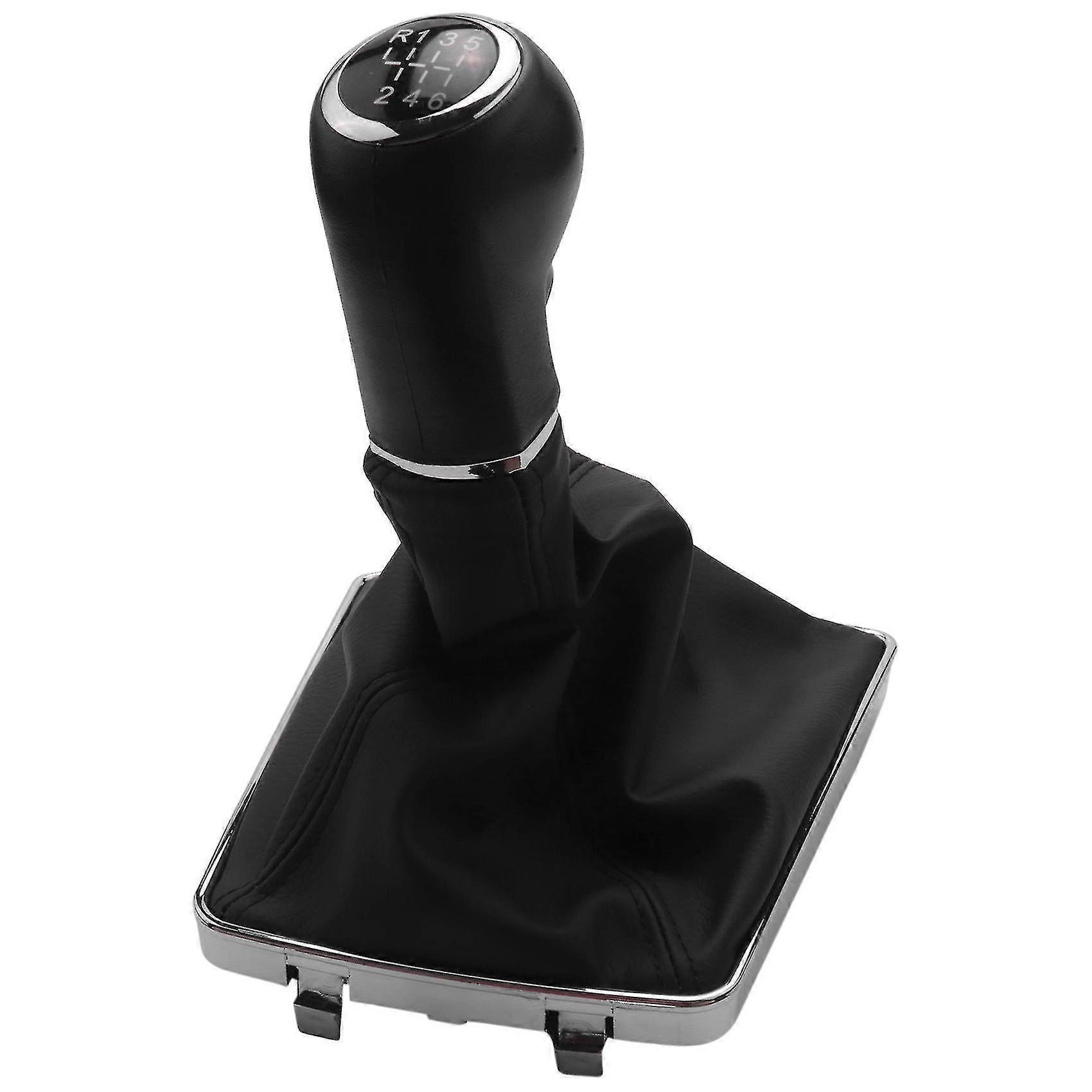 6 Speed Gear Shift Knob Stick Gaiter Boot Cover Fit For Opel Zafira H 2005-2014 With Reverse Gear Handle