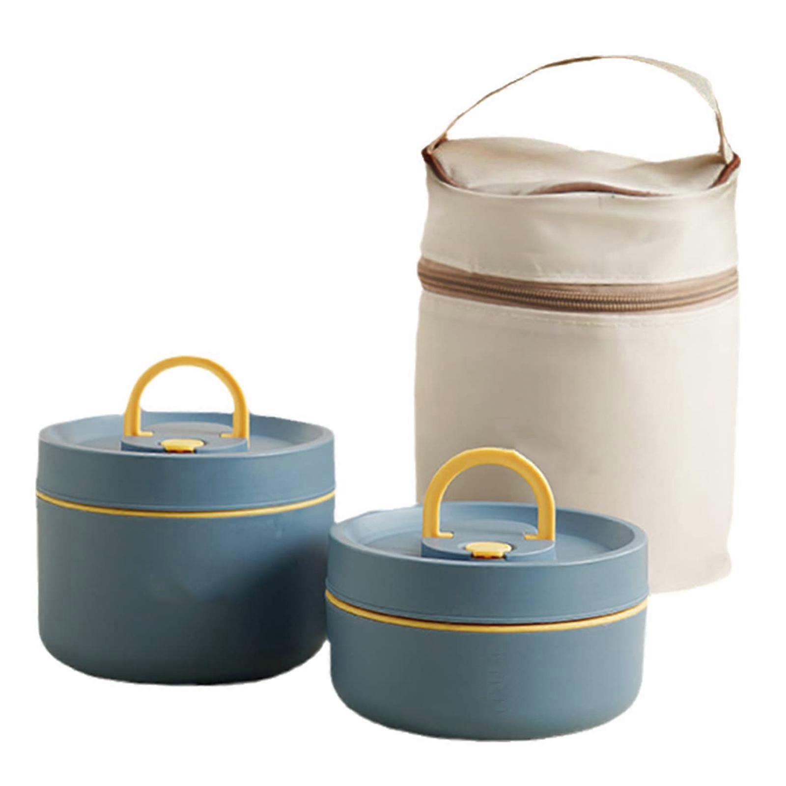 Lunch Container Work School With Knife And Fork Food Storage Box,100% New