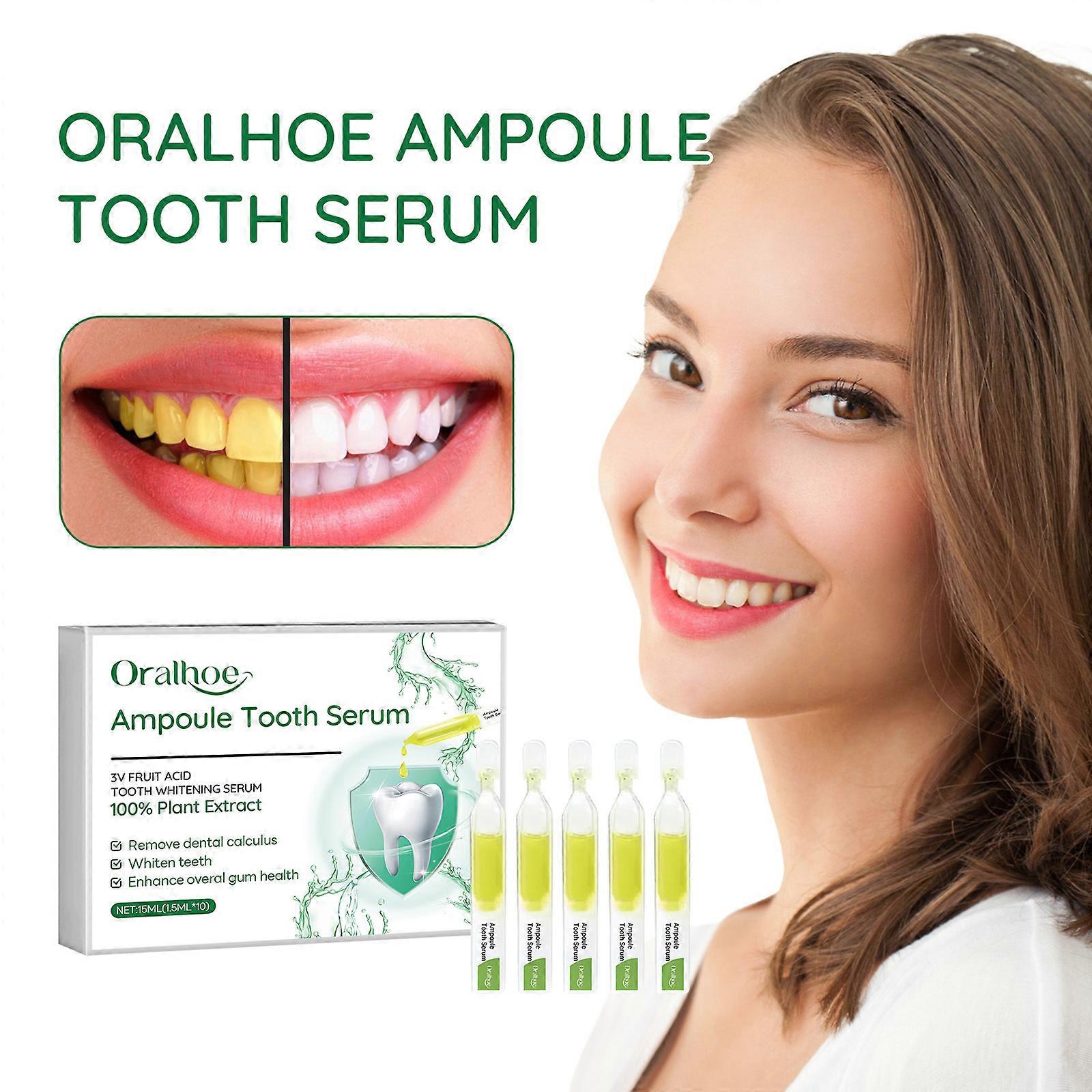 Ampull Tandserum Ampull Tandkräm, Ampull Essence Tandkräm, 3v Fruktsyra Tandessens, Fräsch Andedräkt