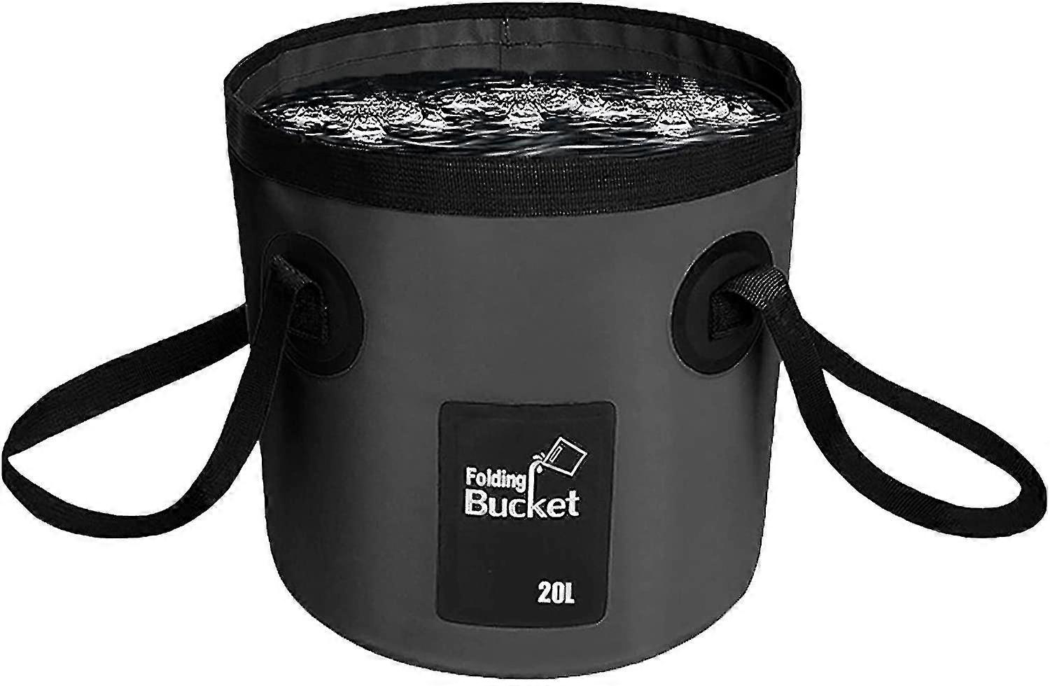 Folding Water Bracket Camping Water Pot Bag Sink Bucket Water Storage Container Wash Basin Space-saving 20l